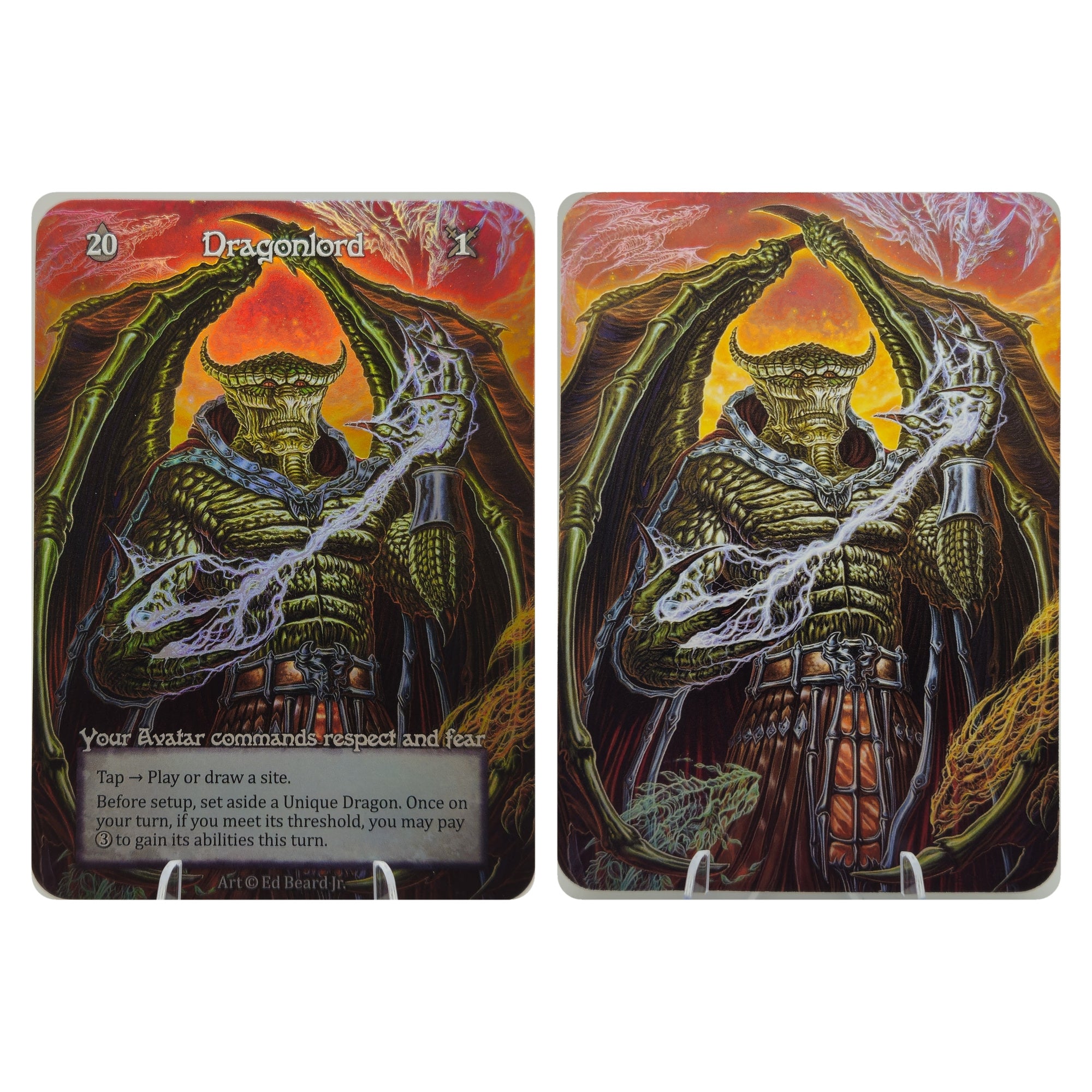 DRAGONLORD Full Foil Set - ALL 13 FOIL CARDS - Sorcery Contested Realm Ed Beard Jr