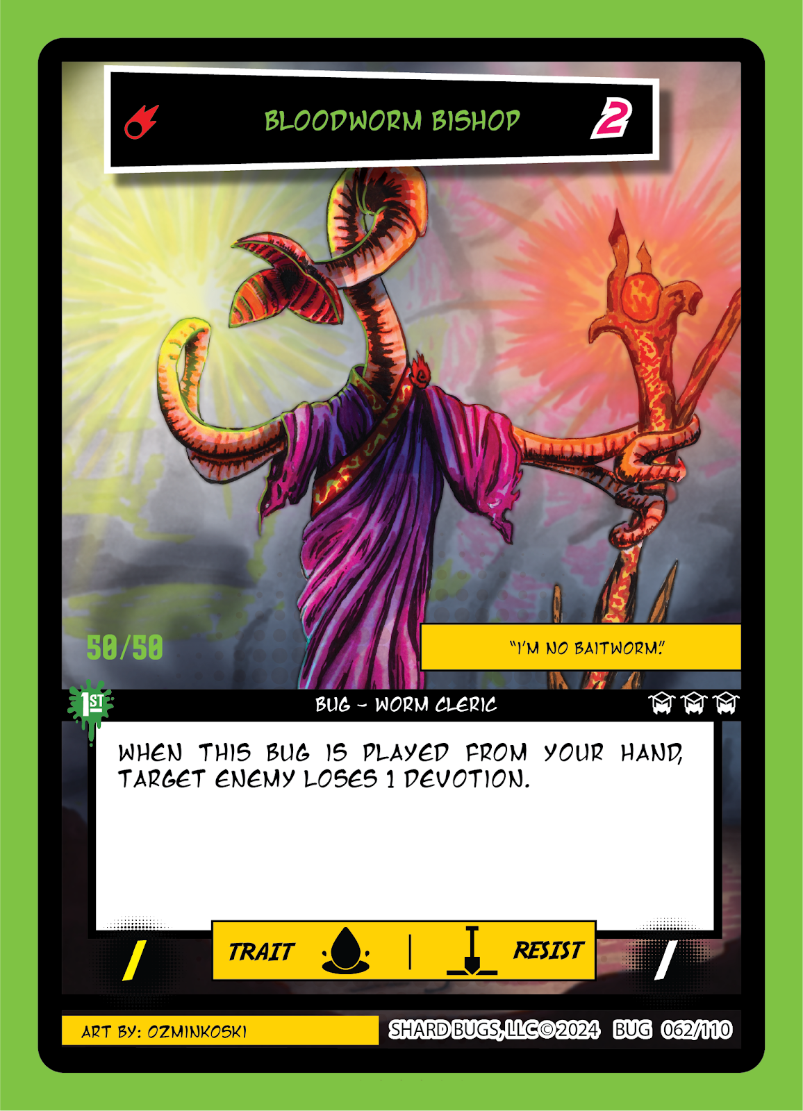 Bloodworm Bishop – Set 1: The Bug-inning