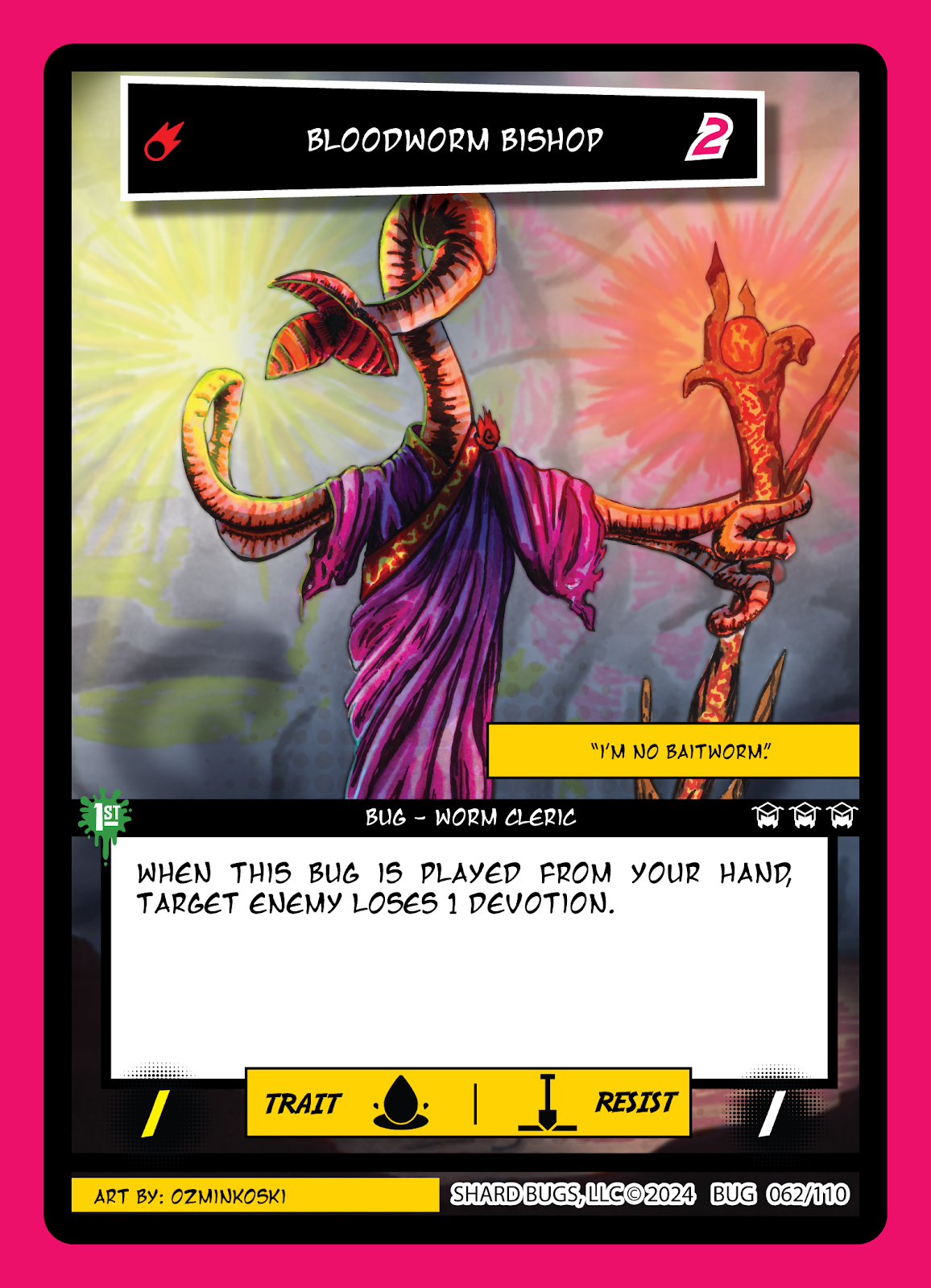 Bloodworm Bishop – Set 1: The Bug-inning