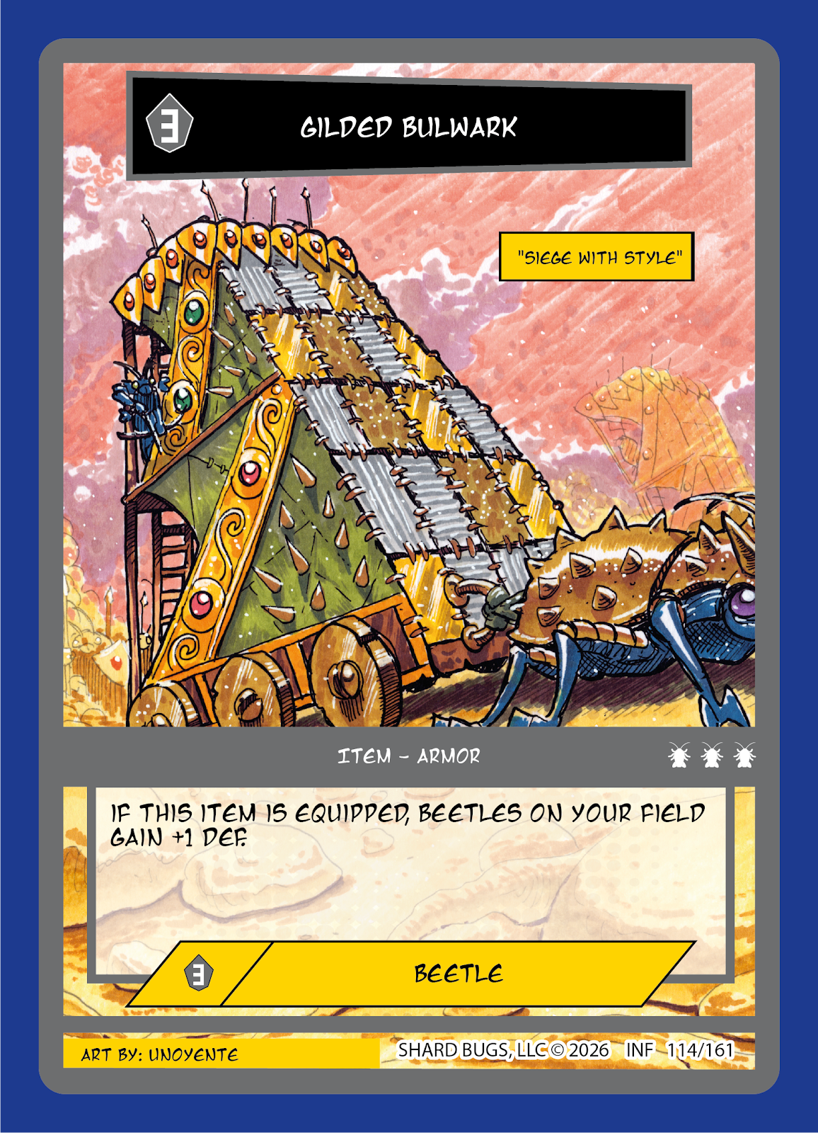 Gilded Bulwark – Set 3: Infestation