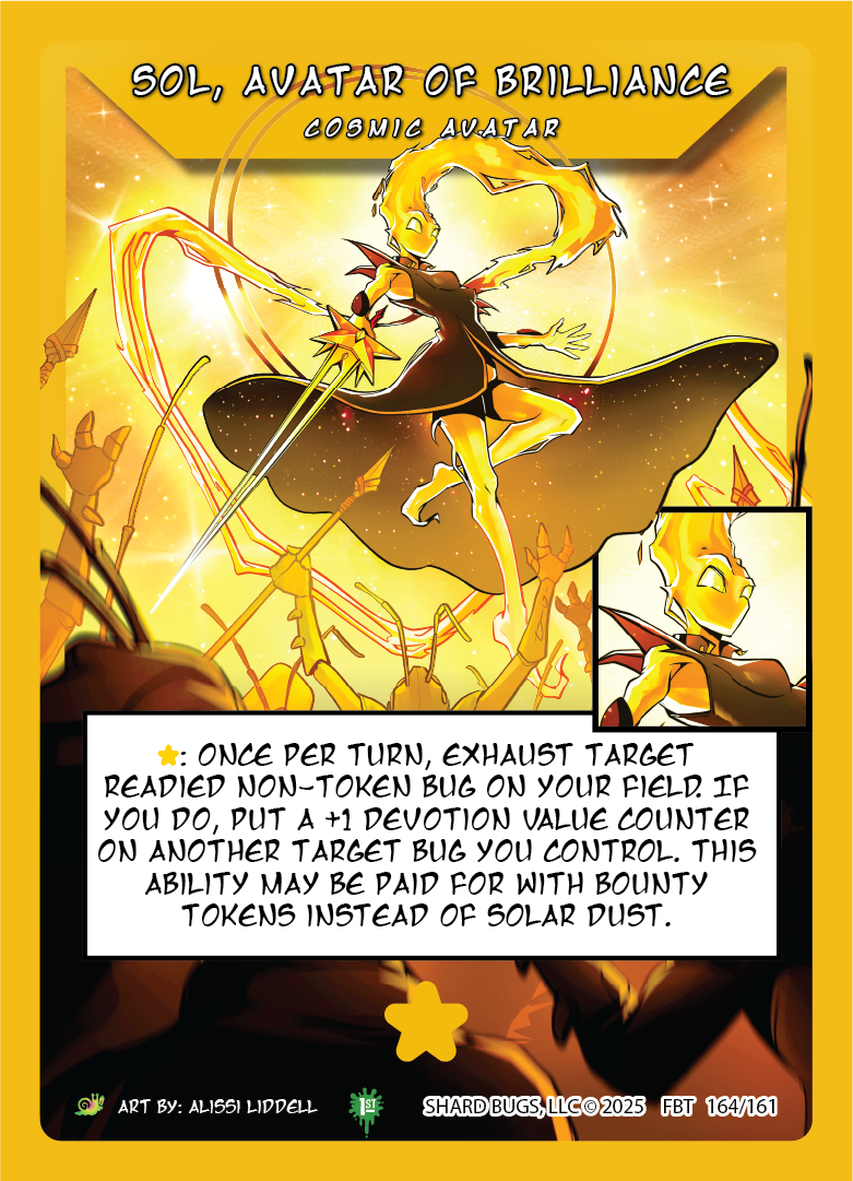 Sol, Avatar of Brilliance (Secret) – Set 2: First Bounty