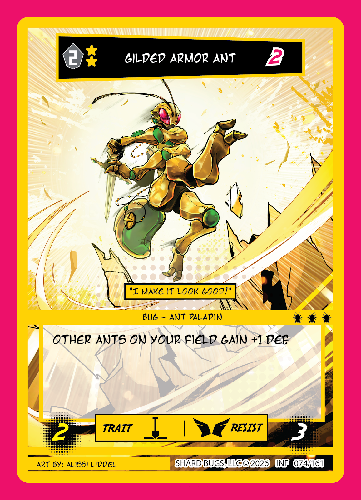 Gilded Armor Ant – Set 3: Infestation