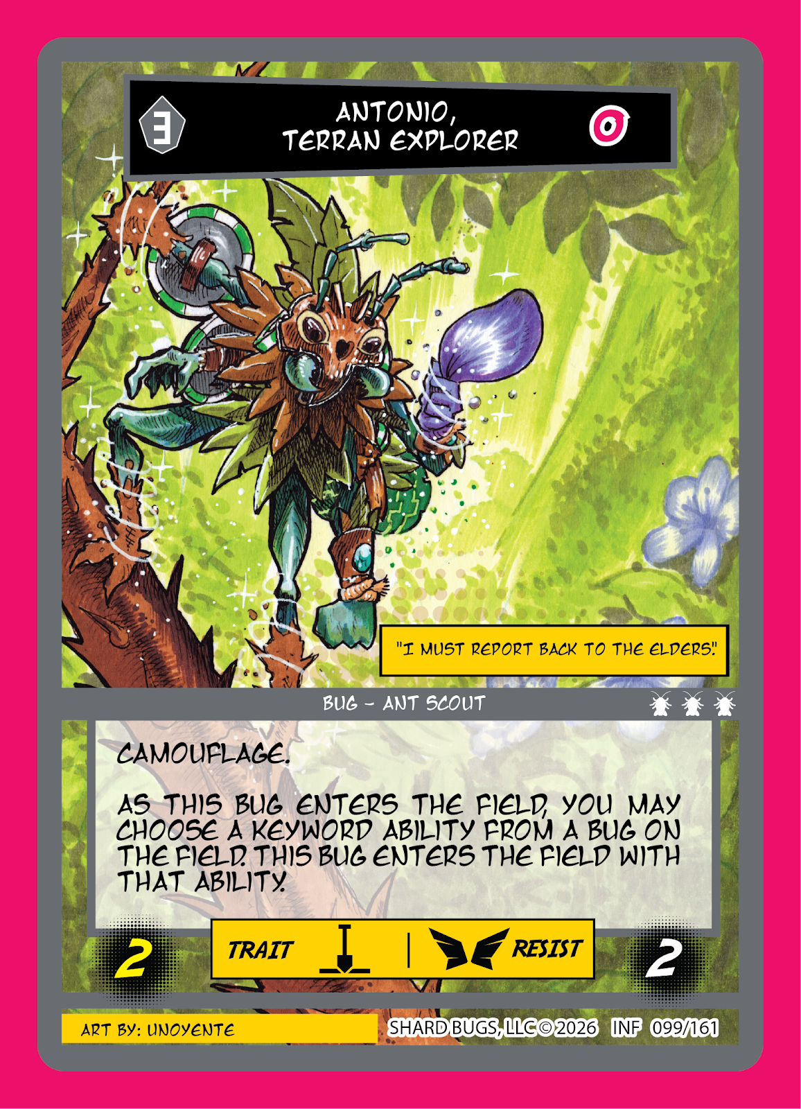 Antonio, Terran Explorer – Set 3: Infestation