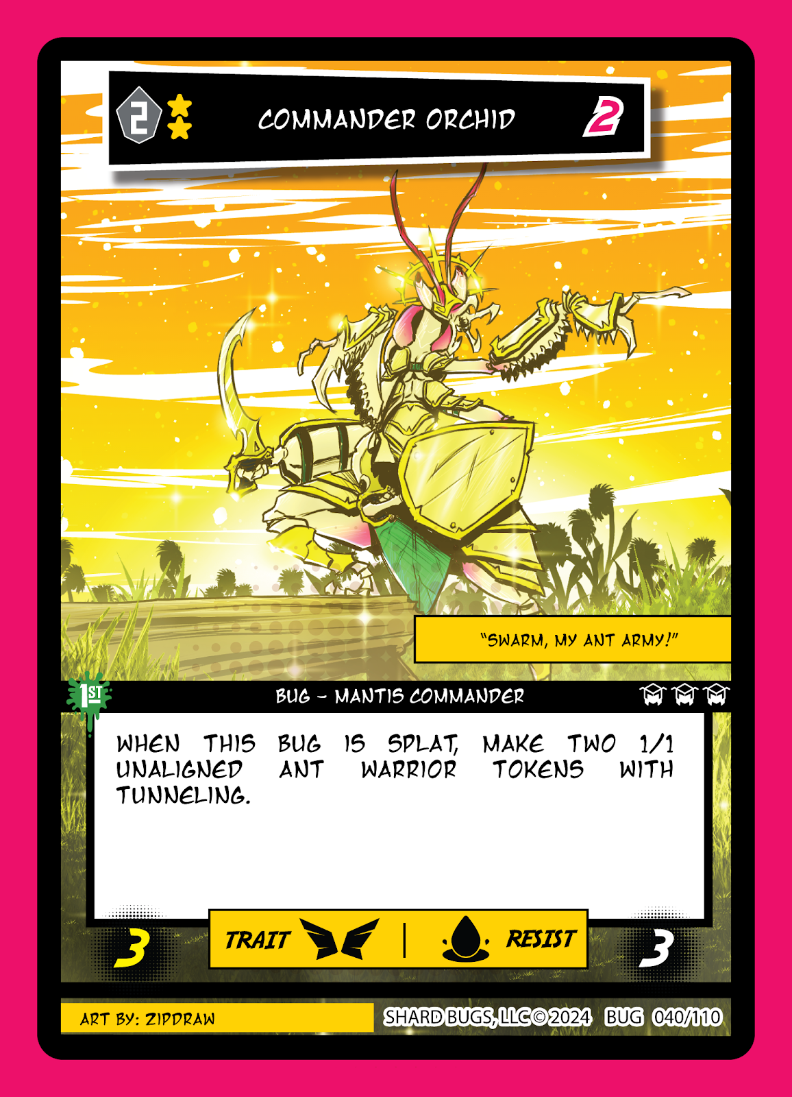 Commander Orchid – Set 1: The Bug-inning