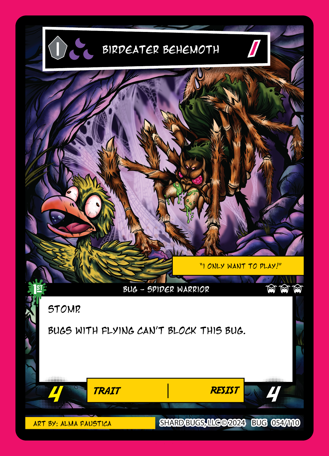 Birdeater Behemoth – Set 1: The Bug-inning