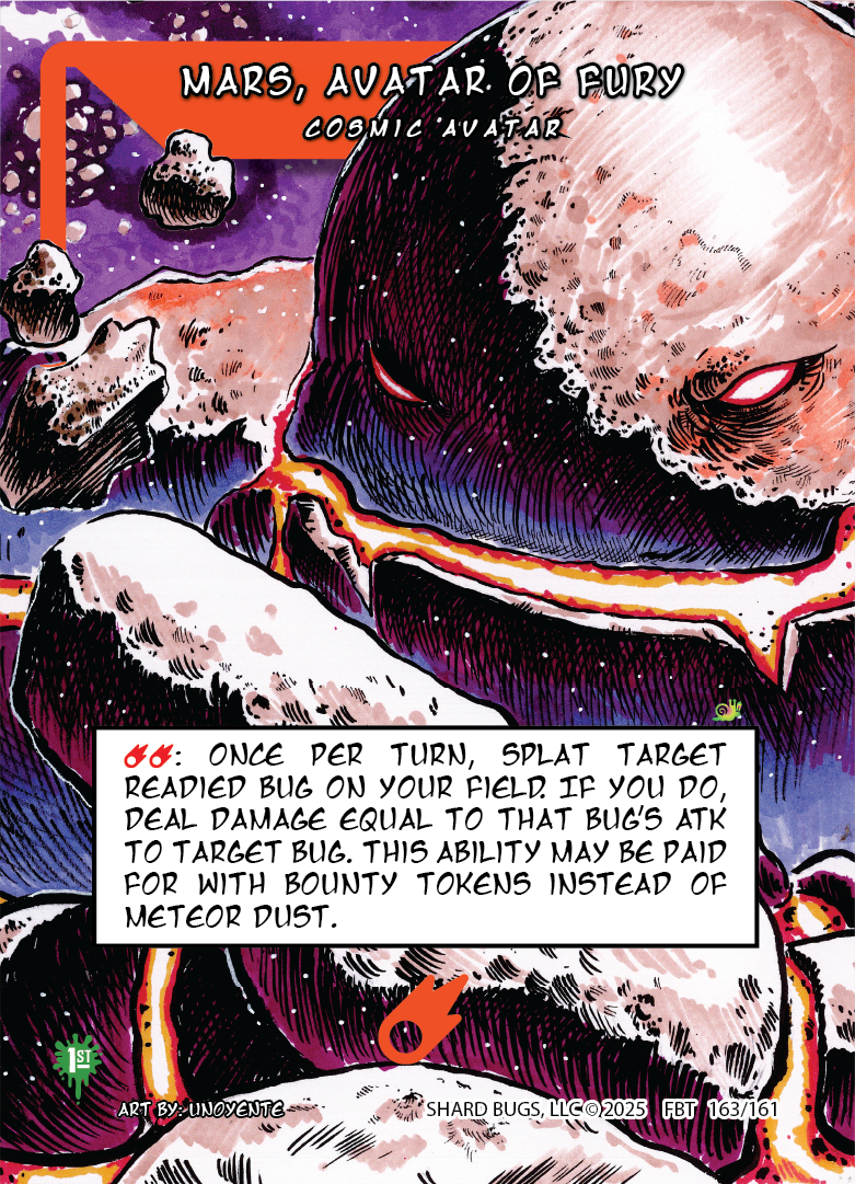 Mars, Avatar of Fury (Secret) – Set 2: First Bounty