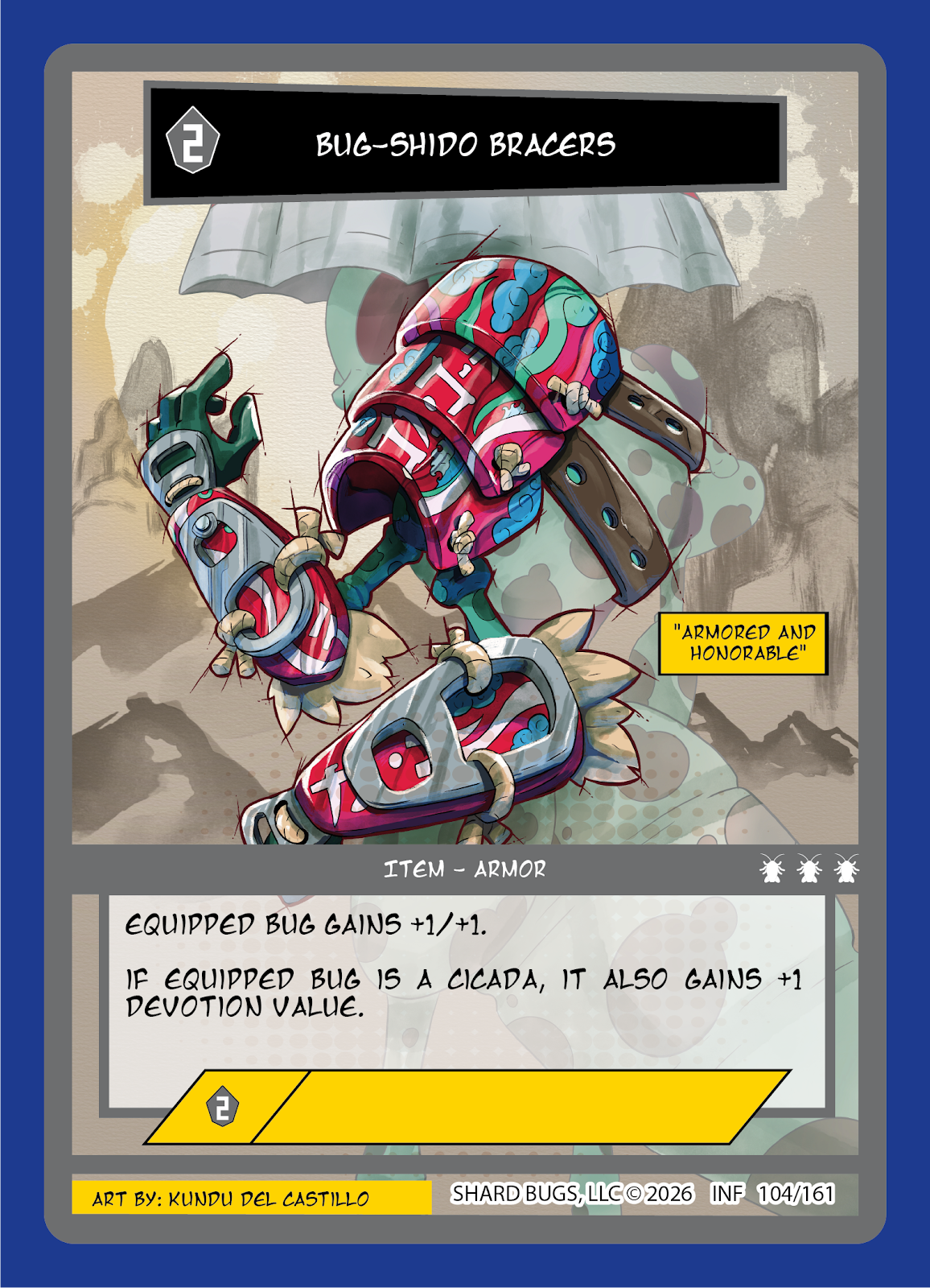 Bug-shido Bracers – Set 3: Infestation
