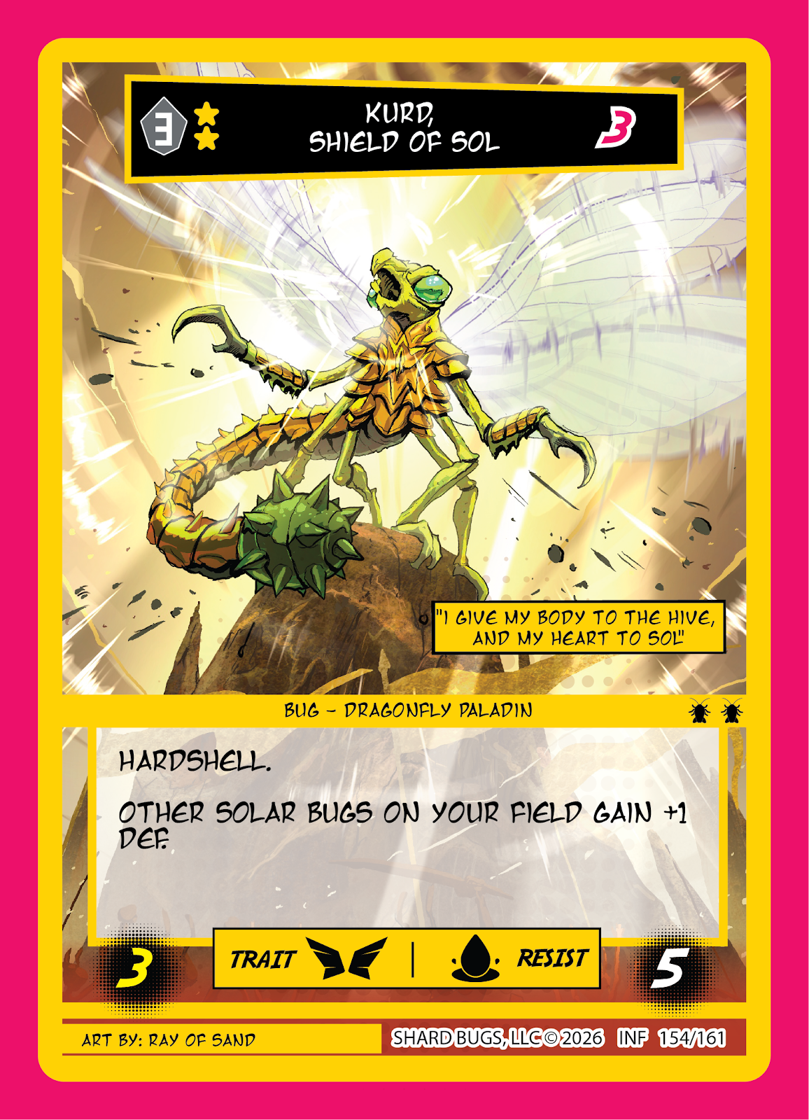 Kurd Shield of Sol – Set 3: Infestation