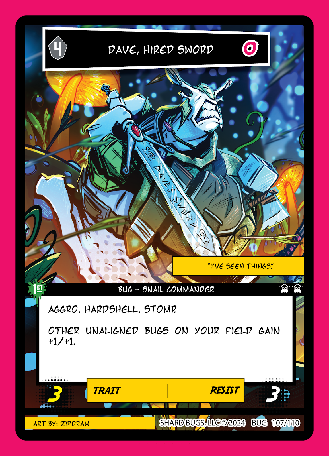 Dave, Hired Sword – Set 1: The Bug-inning