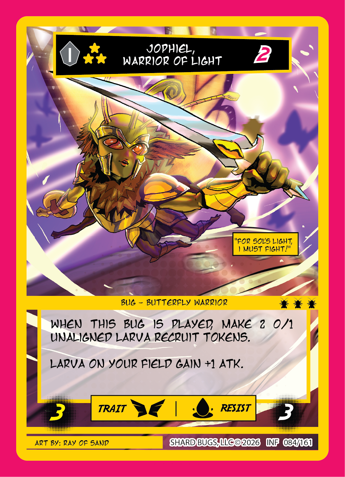 Jophiel, Warrior of Light – Set 3: Infestation