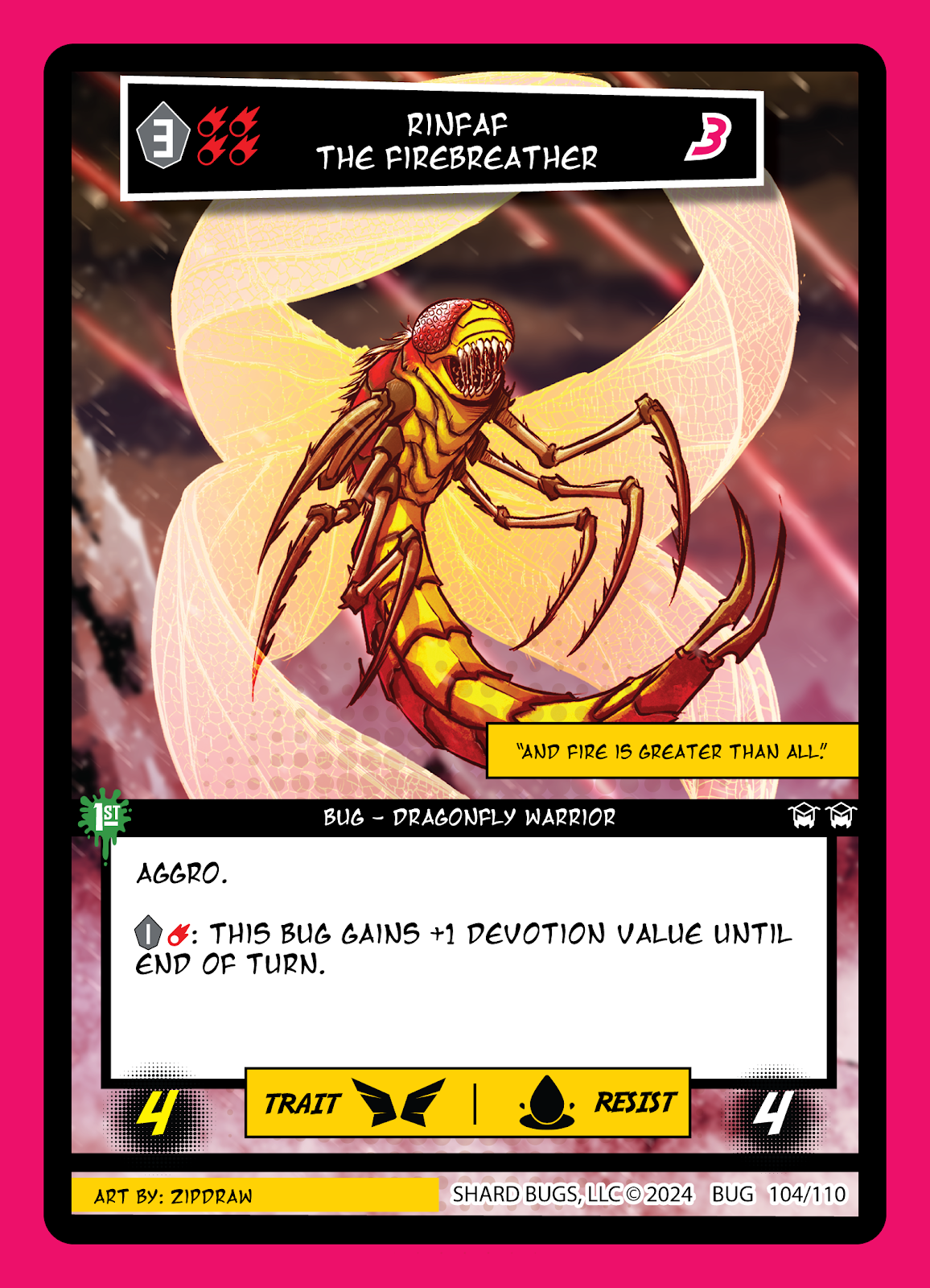 Rinfaf The Firebreather – Set 1: The Bug-inning