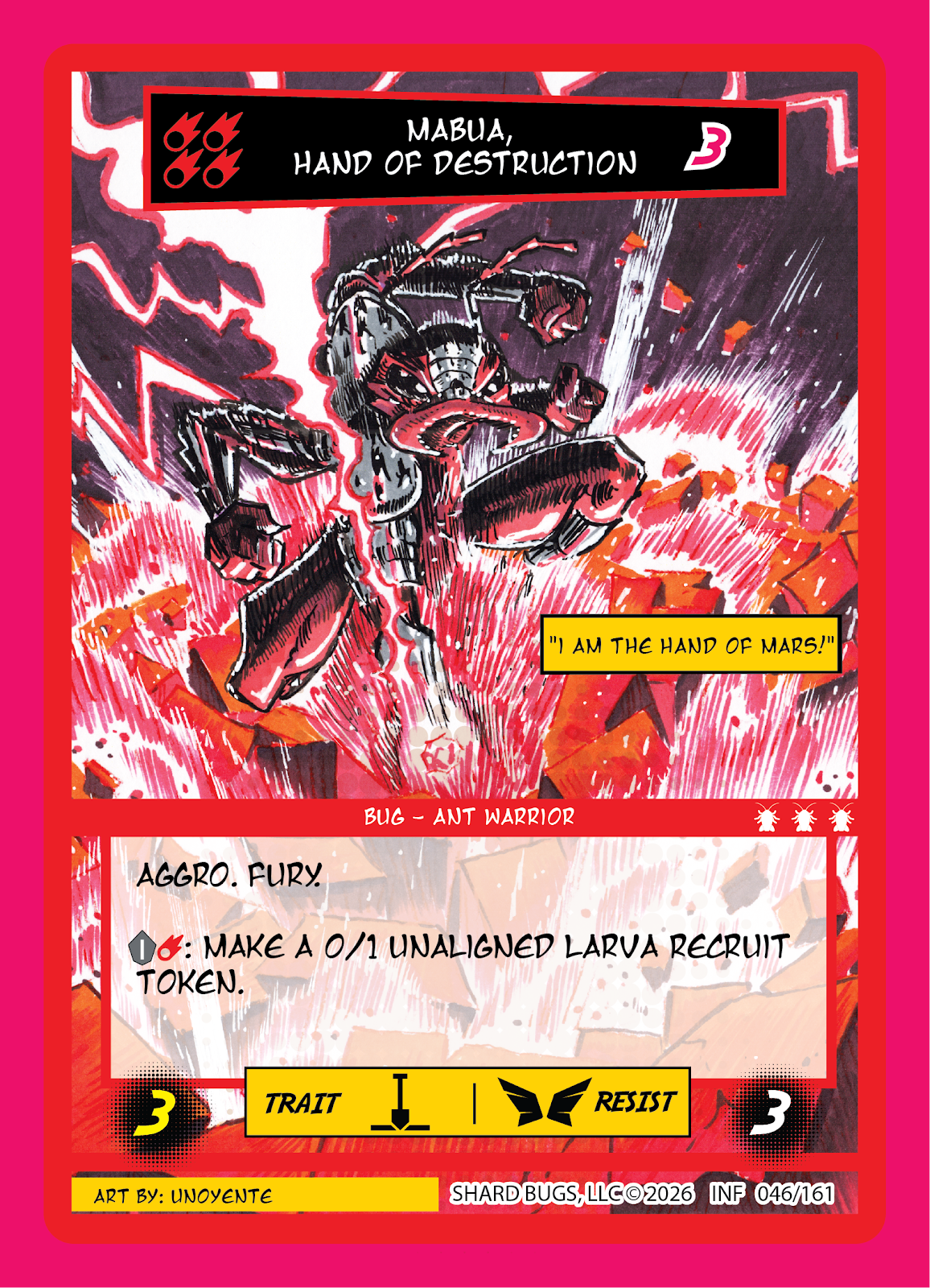 Mabua, Hand of Destruction – Set 3: Infestation