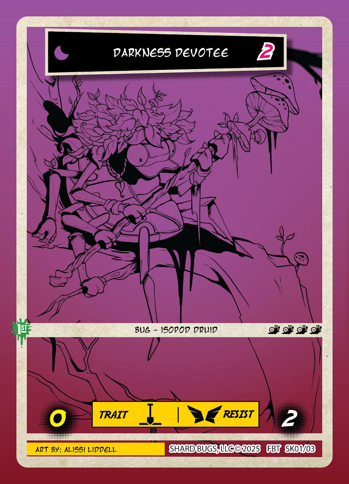 Darkness Devotee (Sketch) – Set 2: First Bounty