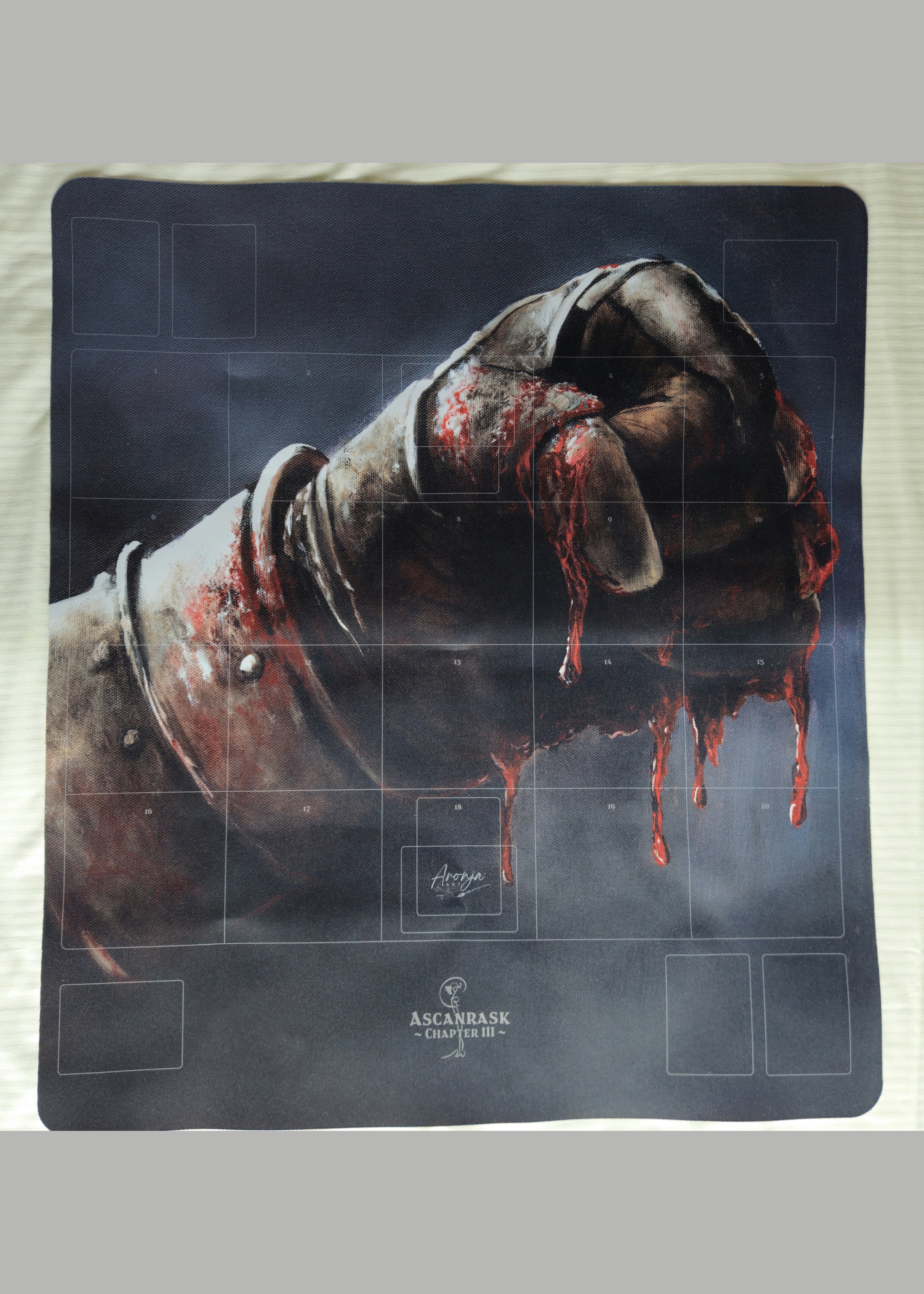 Blood Mana Playmat - Ascanrask Limited Edition /50