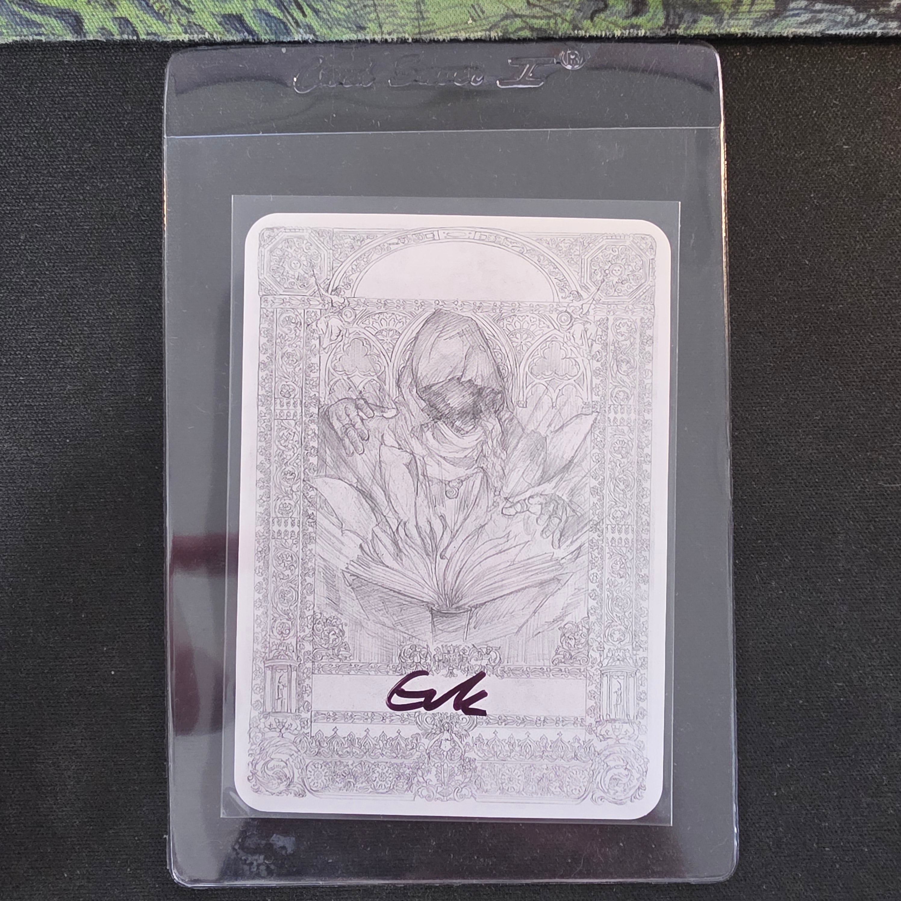 Cardback Sketch Playtest Promo - Erik Signed Version - Sorcery Contested Realm