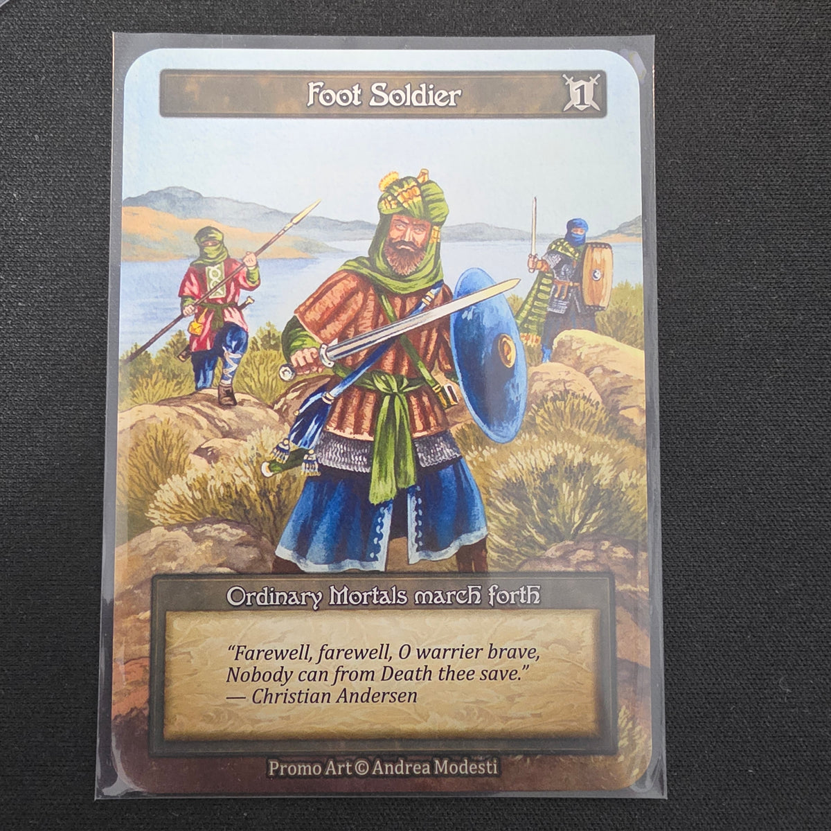 Foot Soldier "Saracen" (Dust Promo) - Arthurian - Sorcery Contested Realm