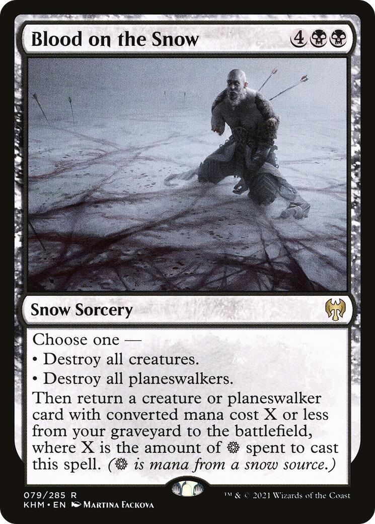 Blood on the Snow - Kaldheim - Rare #79 - Near Mint Foil