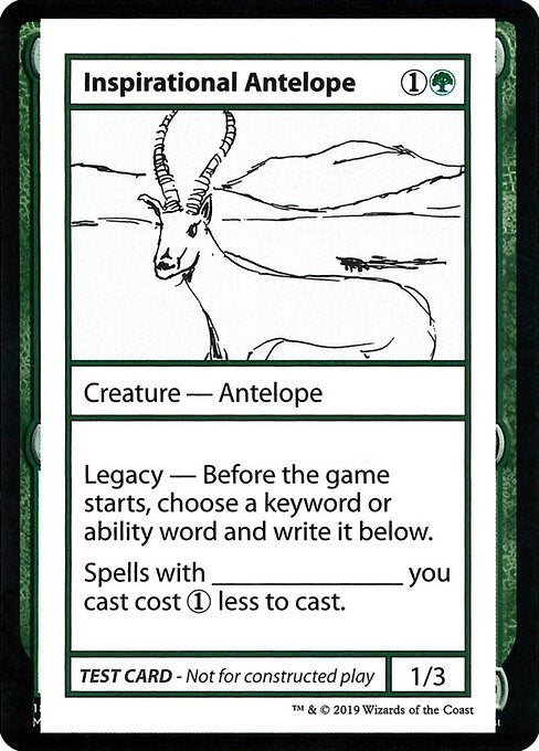 Inspirational Antelope (No PW Symbol)