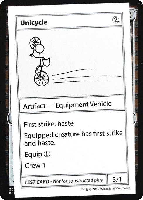 Unicycle (No PW Symbol)