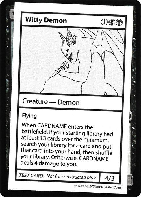Witty Demon (No PW Symbol)