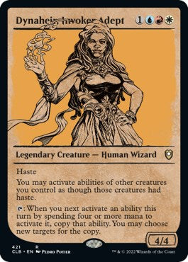 Dynaheir, Invoker Adept (Showcase) - Commander Legends: Battle for Baldur's Gate - Rare #421 - Near Mint Foil