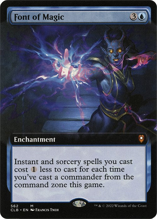 Font of Magic (Extended Art) - Commander Legends: Battle for Baldur's Gate - Mythic #562 - Near Mint Foil
