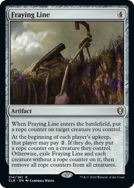 Fraying Line - Commander Legends: Battle for Baldur's Gate - Rare #314 - Near Mint Normal