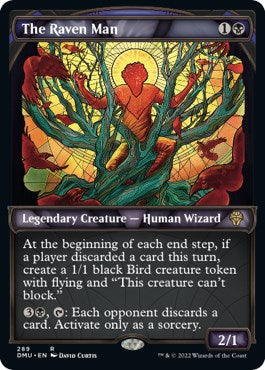 The Raven Man (Showcase) - Dominaria United - Rare #289 - Near Mint Foil