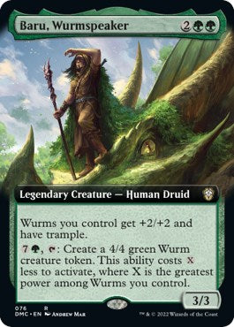Baru, Wurmspeaker (Extended Art) - Commander: Dominaria United - Rare #76 - Near Mint Normal