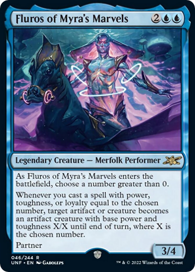 Fluros of Myra's Marvels - Unfinity - Rare #46 - Near Mint Normal