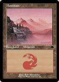 Mountain (408) (Retro Frame) - Dominaria Remastered - Land #408 - Near Mint Foil