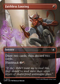 Faithless Looting (Borderless) - Commander Masters - Common #642 - Near Mint Foil