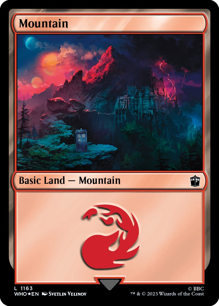 Mountain (1163) (Surge Foil)