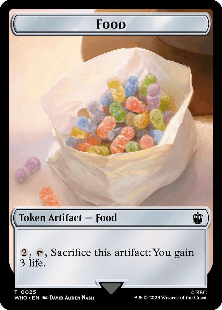 Dalek // Food (0025) Double-Sided Token (Back)