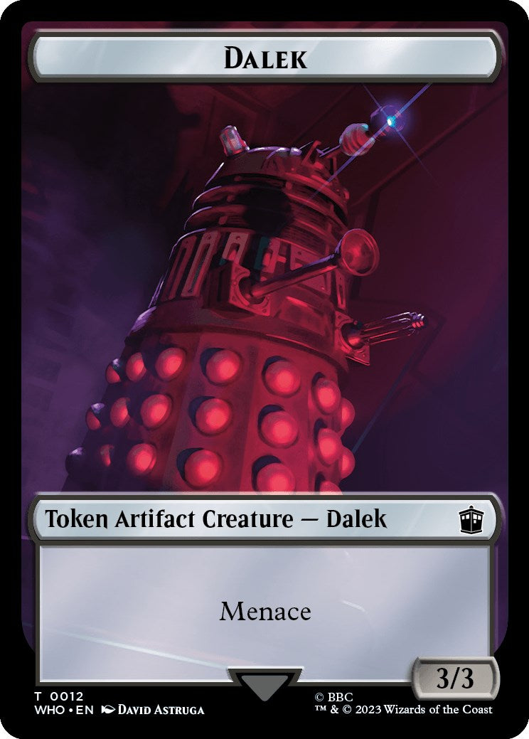 Dalek // Food (0025) Double-Sided Token