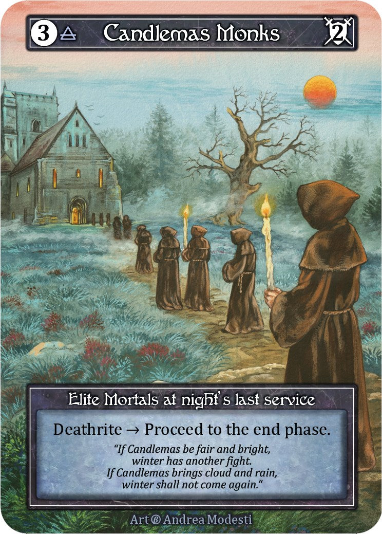 Candlemas Monks (Foil)