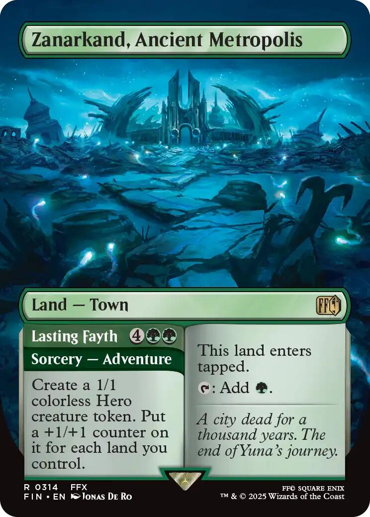 Zanarkand, Ancient Metropolis (Borderless) - FINAL FANTASY - Rare #314 - Near Mint Normal