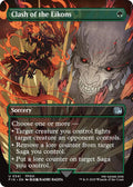 Clash of the Eikons (Borderless) - FINAL FANTASY - Uncommon #341 - Near Mint Foil