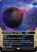 Cathedral of War (0006) (Borderless) - Edge of Eternities: Stellar Sights - Rare #6 - Near Mint Foil