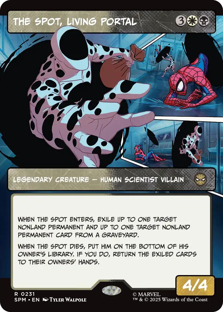 The Spot, Living Portal (Borderless) - Marvel's Spider-Man - Rare #231 - Near Mint Normal