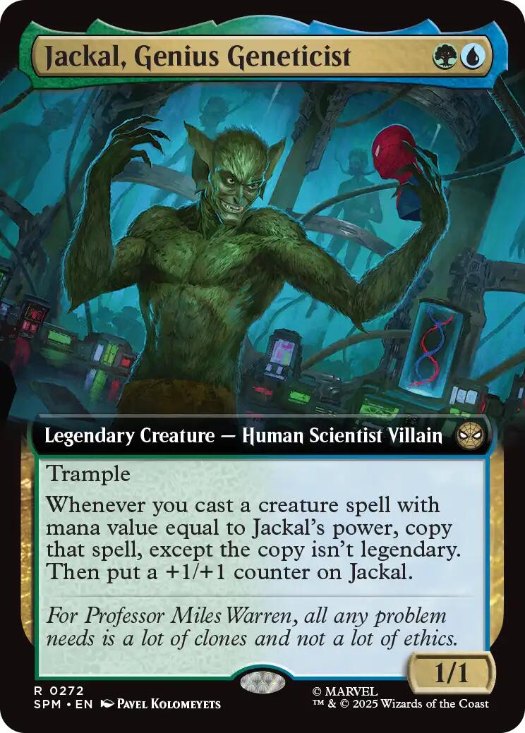 Jackal, Genius Geneticist (Extended Art) - Marvel's Spider-Man - Rare #272 - Near Mint Foil