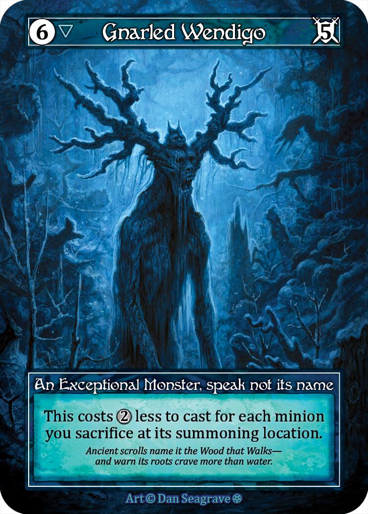 Gnarled Wendigo (Foil)