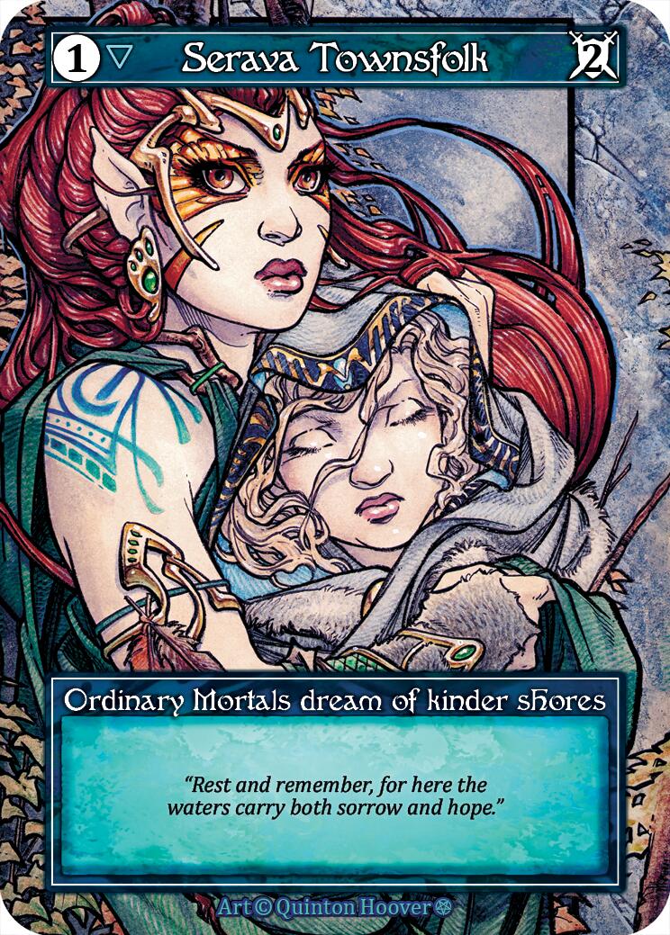Serava Townsfolk (Foil)