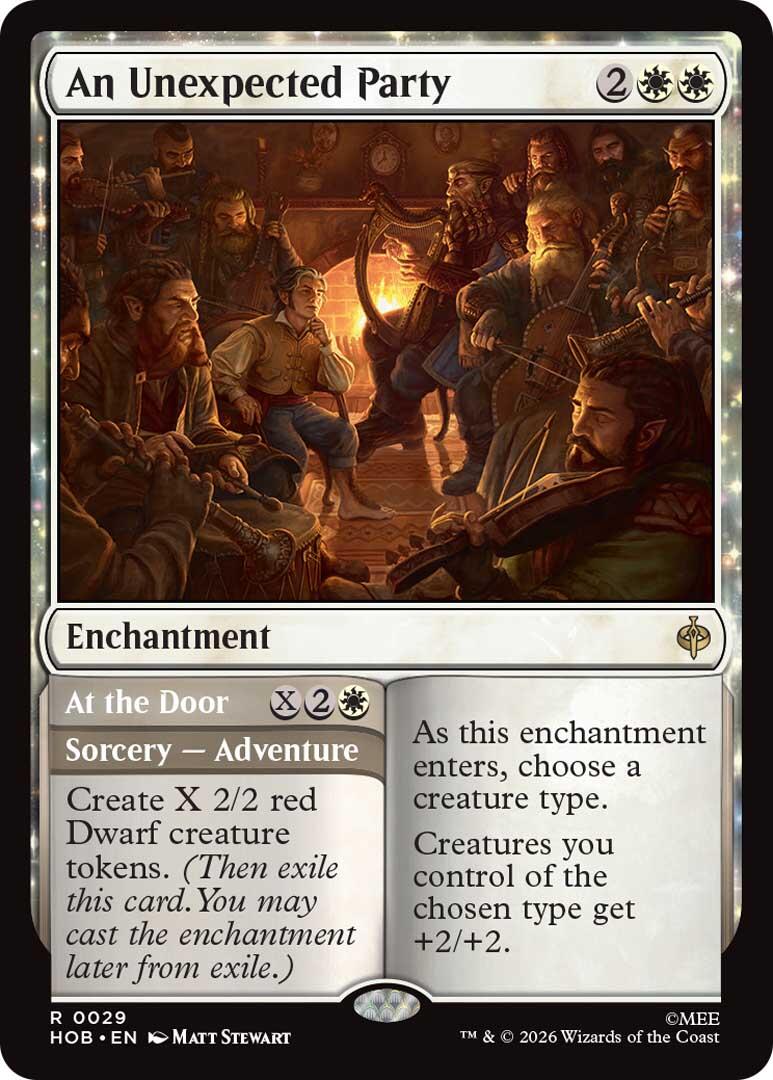 An Unexpected Party - The Hobbit - Rare #29 - Near Mint Normal