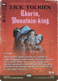 Thorin, Mountain-king (Borderless) - The Hobbit - Mythic #243 - Near Mint Normal