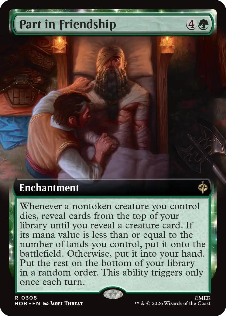 Part in Friendship (Extended Art) - The Hobbit - Rare #308 - Near Mint Foil
