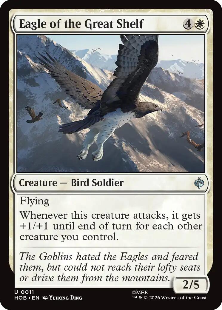 Eagle of the Great Shelf - The Hobbit - Uncommon #11 - Near Mint Normal