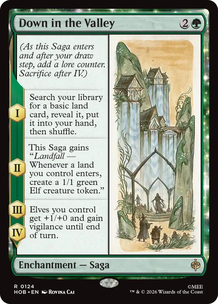 Down in the Valley - The Hobbit - Rare #124 - Near Mint Normal