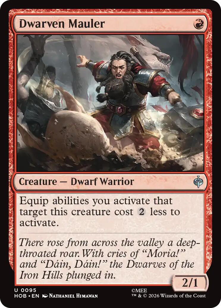 Dwarven Mauler - The Hobbit - Uncommon #95 - Near Mint Normal