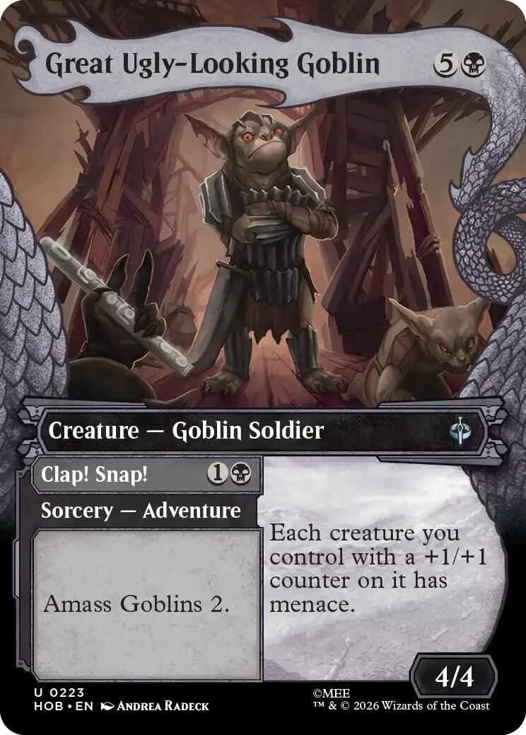 Great Ugly-Looking Goblin (Showcase) - The Hobbit - Uncommon #223 - Near Mint Normal